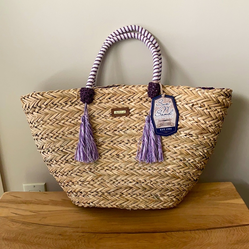 Pretty straw bag